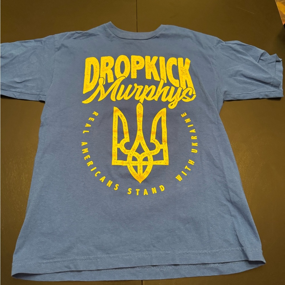 Dropkick Murphys Blue T-Shirt with Yellow Graphic